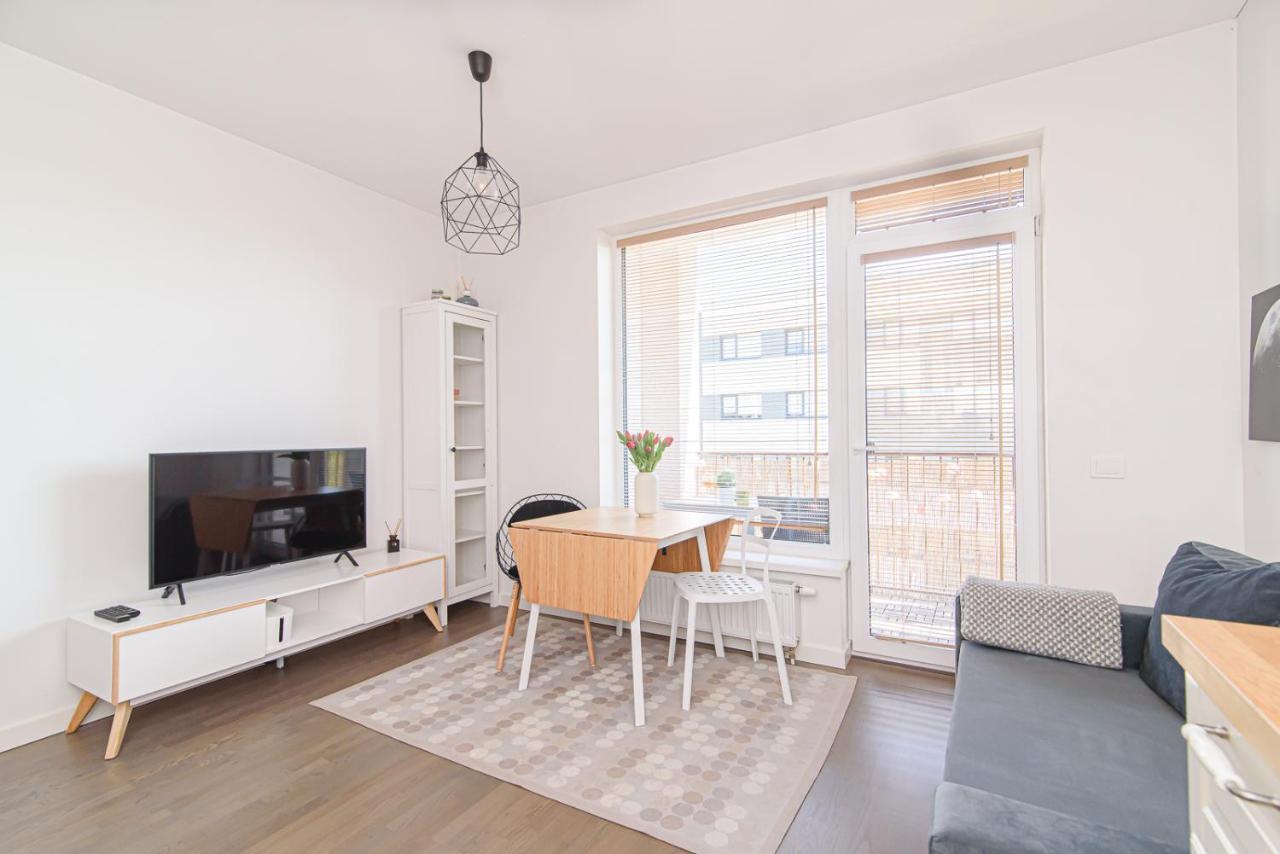 Lovely 1-bedroom Near Park In Lägenhet Vilnius